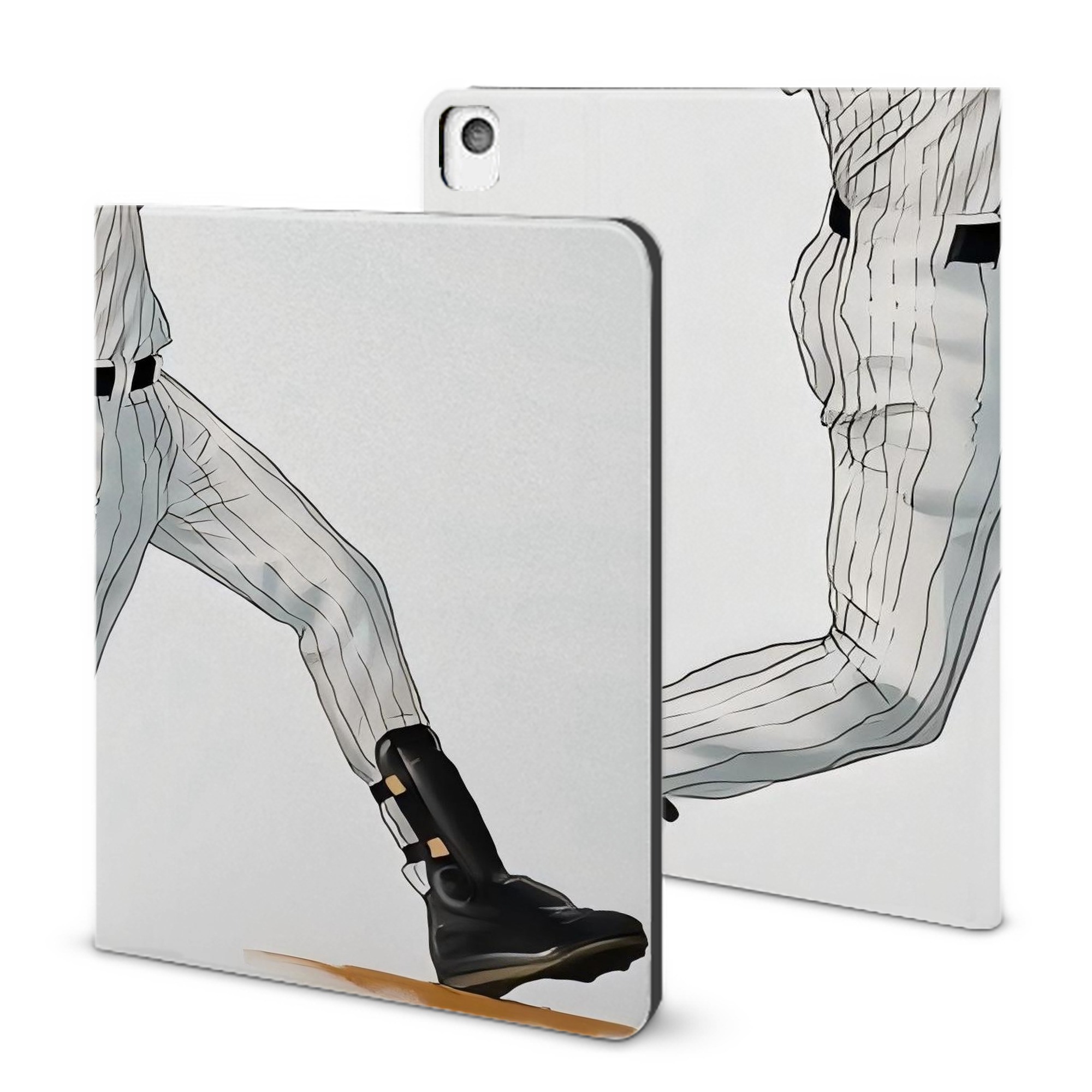 Derek Jeter 64 IPad Book-Style Case With Pencil Slot – Slim PU & TPU Cover – Full Protection, Precise Fit, Water & Scratch Resistant